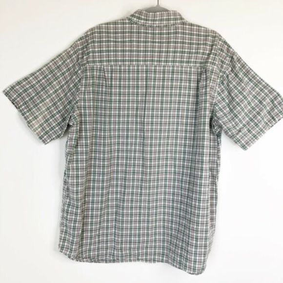 Woolrich Short Sleeve Button Front Shirt 2XL Plaid - Picture 2 of 4